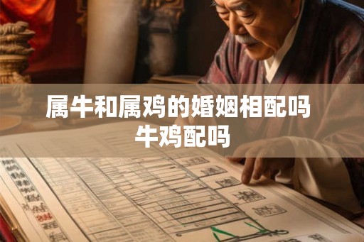 属牛和属鸡的婚姻相配吗 牛鸡配吗