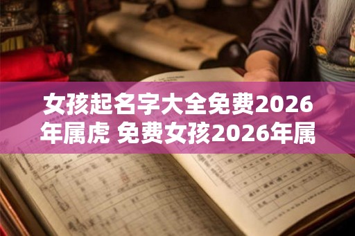 女孩起名字大全免费2026年属虎 免费女孩2026年属虎起名字大全