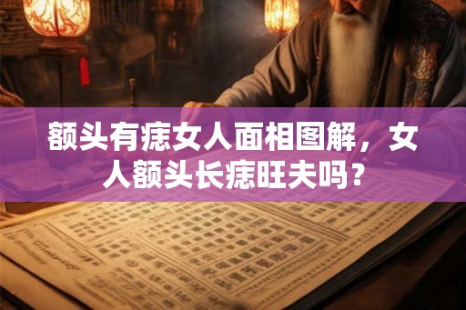 额头有痣女人面相图解，女人额头长痣旺夫吗？