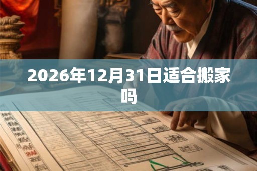 2026年12月31日适合搬家吗
