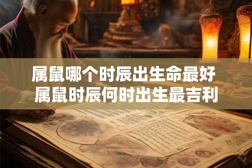 属鼠哪个时辰出生命最好 属鼠时辰何时出生最吉利