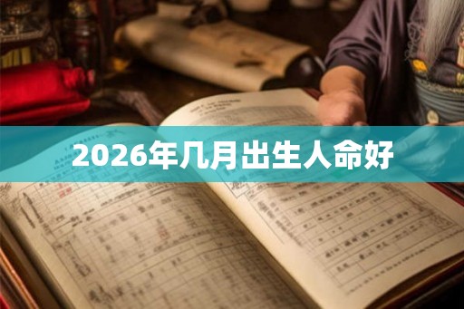 2026年几月出生人命好