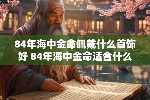 84年海中金命佩戴什么首饰好 84年海中金命适合什么颜色