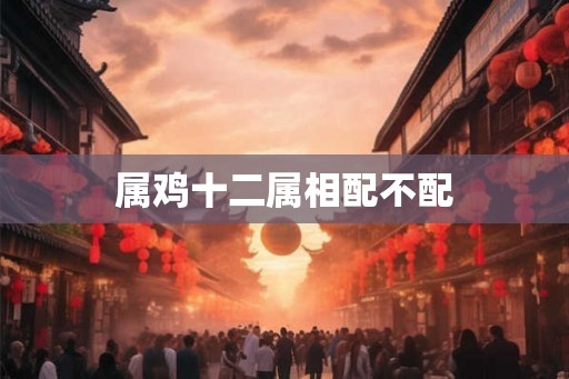 属鸡十二属相配不配