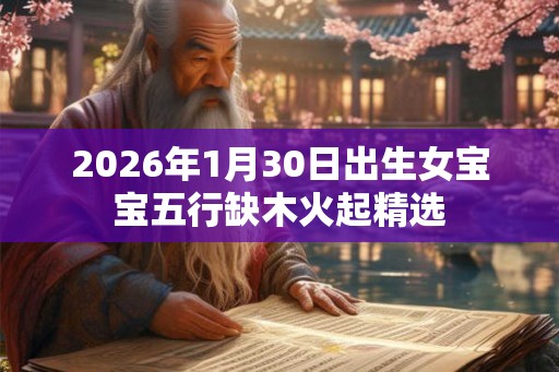 2026年1月30日出生女宝宝五行缺木火起精选