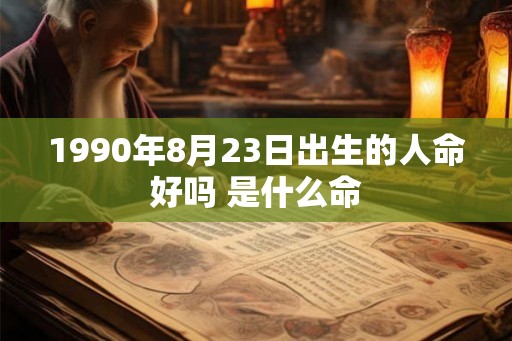 1990年8月23日出生的人命好吗 是什么命