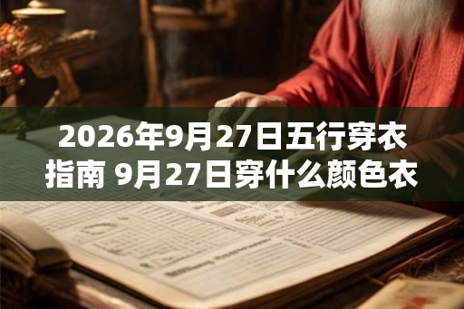2026年9月27日五行穿衣指南 9月27日穿什么颜色衣服