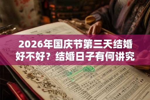 2026年国庆节第三天结婚好不好？结婚日子有何讲究？