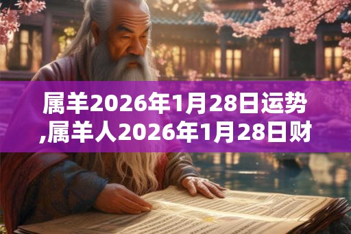 属羊2026年1月28日运势,属羊人2026年1月28日财运,生肖羊2026年1月28日运势
