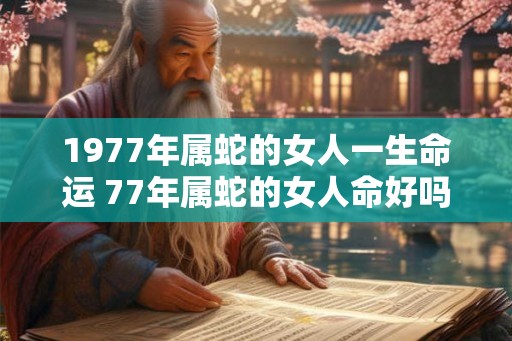 1977年属蛇的女人一生命运 77年属蛇的女人命好吗