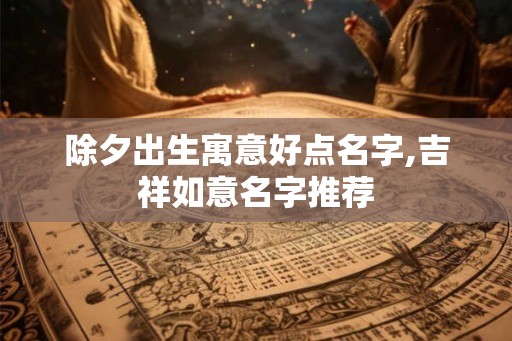 除夕出生寓意好点名字,吉祥如意名字推荐