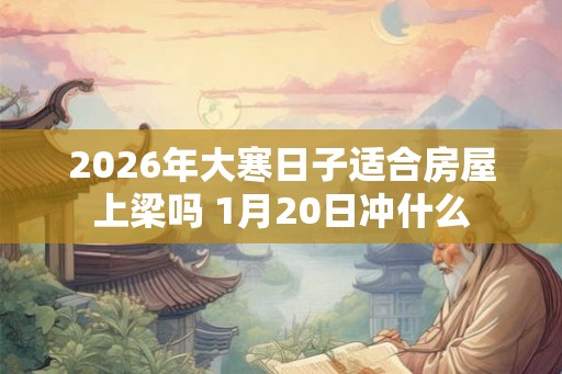 2026年大寒日子适合房屋上梁吗 1月20日冲什么