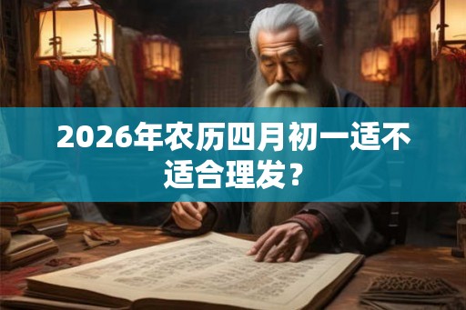 2026年农历四月初一适不适合理发？