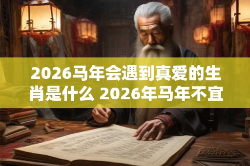 2026马年会遇到真爱的生肖是什么 2026年马年不宜生子的属相