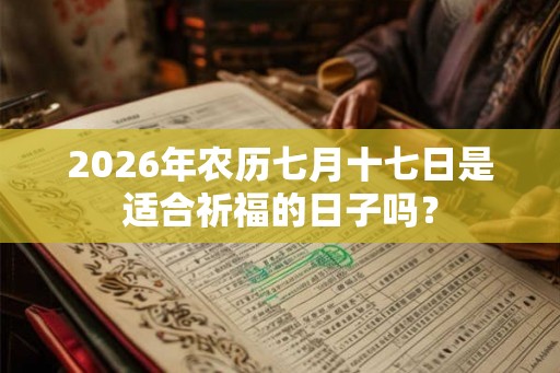 2026年农历七月十七日是适合祈福的日子吗？