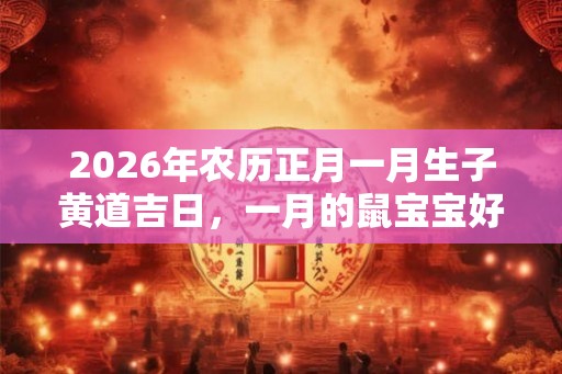 2026年农历正月一月生子黄道吉日，一月的鼠宝宝好不好？