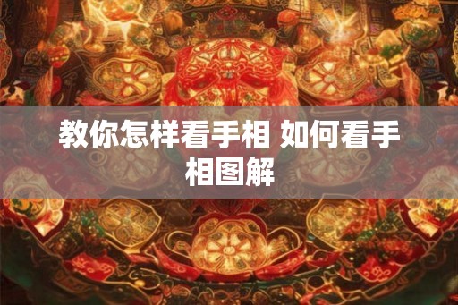 教你怎样看手相 如何看手相图解