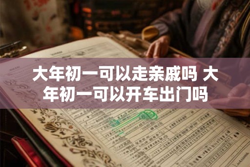 大年初一可以走亲戚吗 大年初一可以开车出门吗