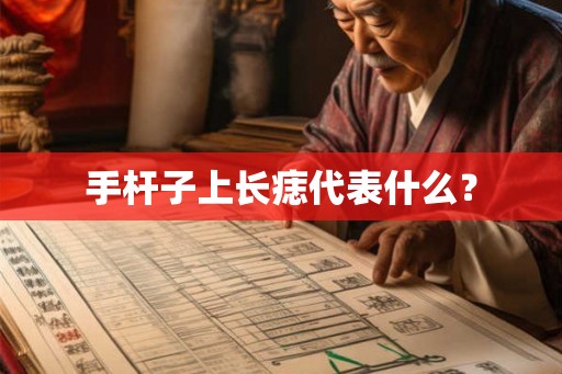手杆子上长痣代表什么？