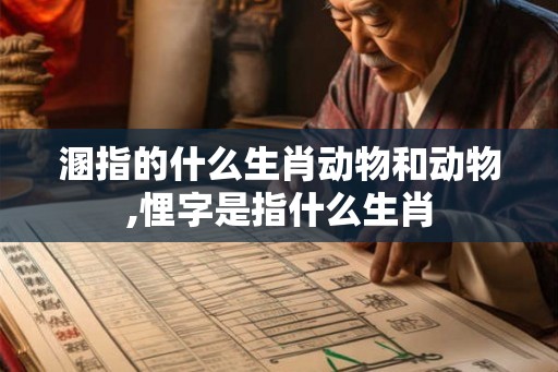 溷指的什么生肖动物和动物,悝字是指什么生肖