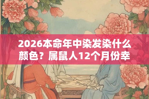 2026本命年中染发染什么颜色？属鼠人12个月份幸运颜色