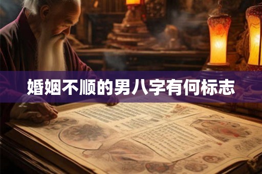 婚姻不顺的男八字有何标志