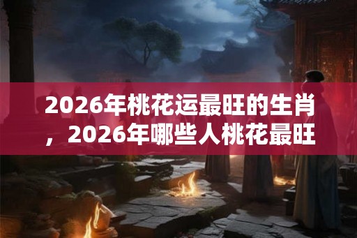 2026年桃花运最旺的生肖，2026年哪些人桃花最旺？