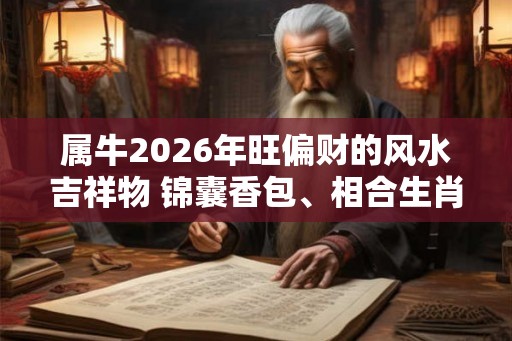 属牛2026年旺偏财的风水吉祥物 锦囊香包、相合生肖配饰 属牛2026年旺偏财的风水吉祥物 锦囊香包、相合生肖配饰