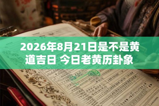 2026年8月21日是不是黄道吉日 今日老黄历卦象