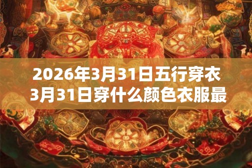 2026年3月31日五行穿衣 3月31日穿什么颜色衣服最旺运