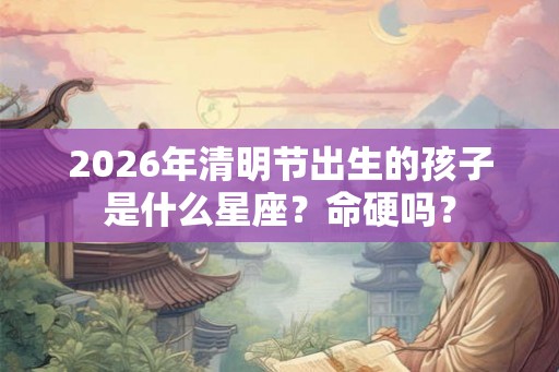 2026年清明节出生的孩子是什么星座？命硬吗？