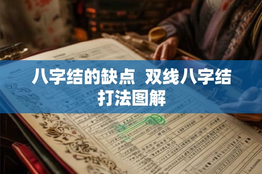 八字结的缺点  双线八字结打法图解