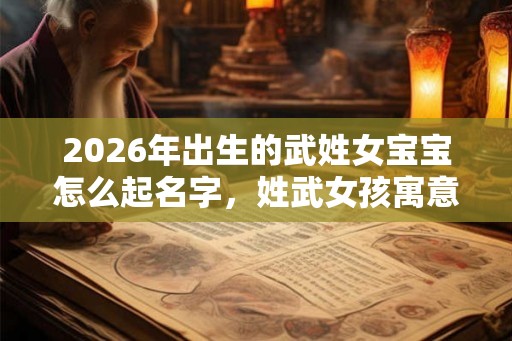 2026年出生的武姓女宝宝怎么起名字,姓武女孩寓意好的名字 2026年出生的武姓女宝宝怎么起名字,姓武女孩寓意好的名字
