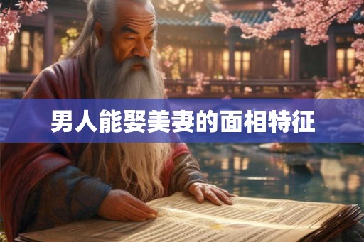 男人能娶美妻的面相特征
