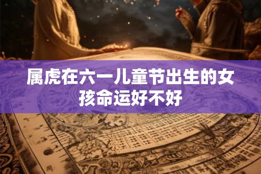 属虎在六一儿童节出生的女孩命运好不好