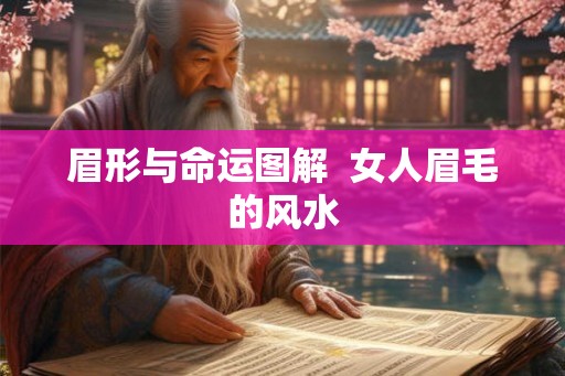 眉形与命运图解  女人眉毛的风水