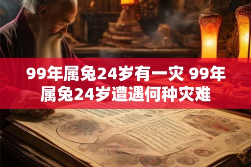 99年属兔24岁有一灾 99年属兔24岁遭遇何种灾难