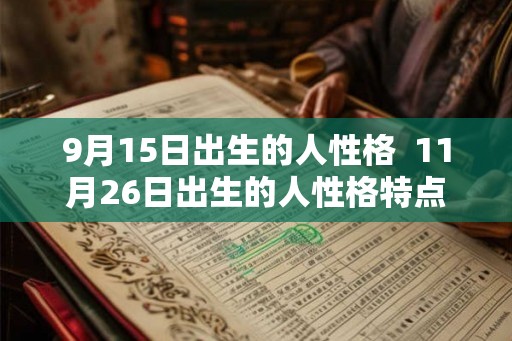 9月15日出生的人性格  11月26日出生的人性格特点