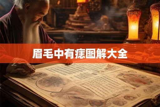 眉毛中有痣图解大全