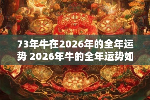73年牛在2026年的全年运势 2026年牛的全年运势如何