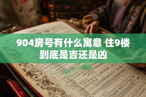 904房号有什么寓意 住9楼到底是吉还是凶