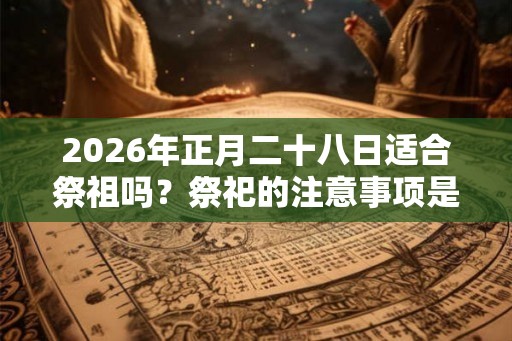 2026年正月二十八日适合祭祖吗？祭祀的注意事项是什么？
