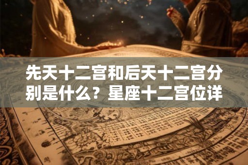 先天十二宫和后天十二宫分别是什么？星座十二宫位详解！