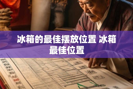 冰箱的最佳摆放位置 冰箱最佳位置