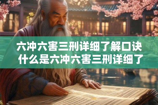 六冲六害三刑详细了解口诀 什么是六冲六害三刑详细了解口诀
