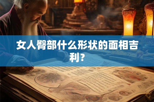 女人臀部什么形状的面相吉利？
