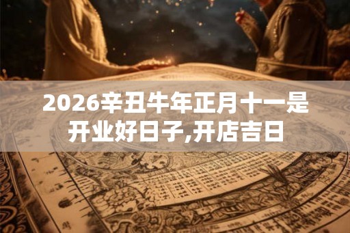 2026辛丑牛年正月十一是开业好日子,开店吉日