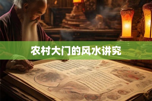 农村大门的风水讲究