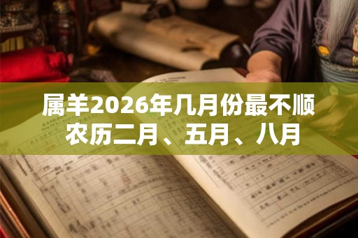 属羊2026年几月份最不顺 农历二月、五月、八月 属羊2026年几月份最不顺 农历二月、五月、八月