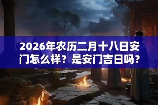 2026年农历二月十八日安门怎么样？是安门吉日吗？